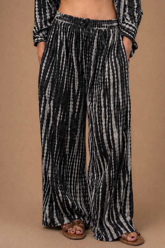 Black Co-ord Set for Women (3-Piece)