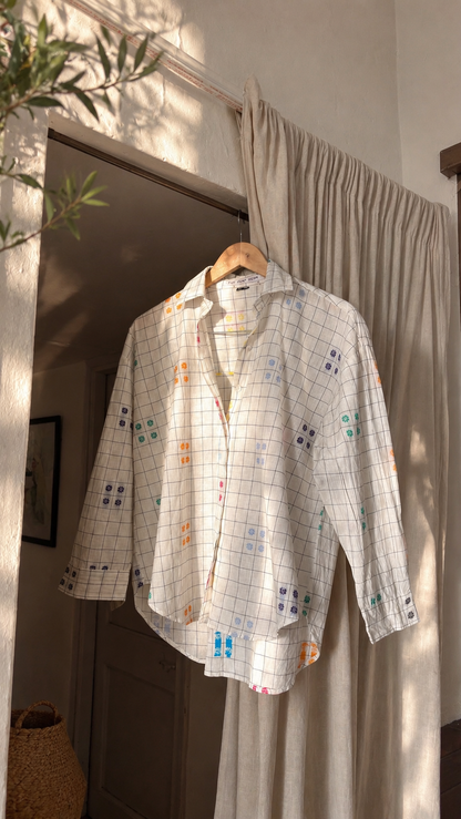Floral Butti Cotton Shirt