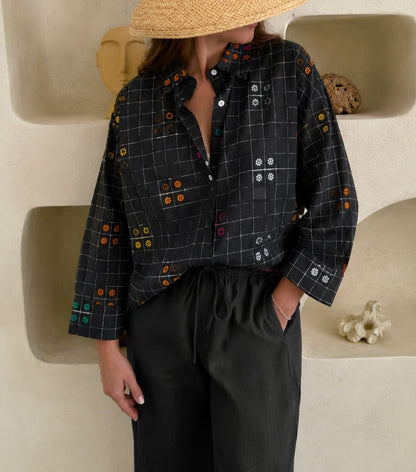 Floral Butti Cotton Shirt