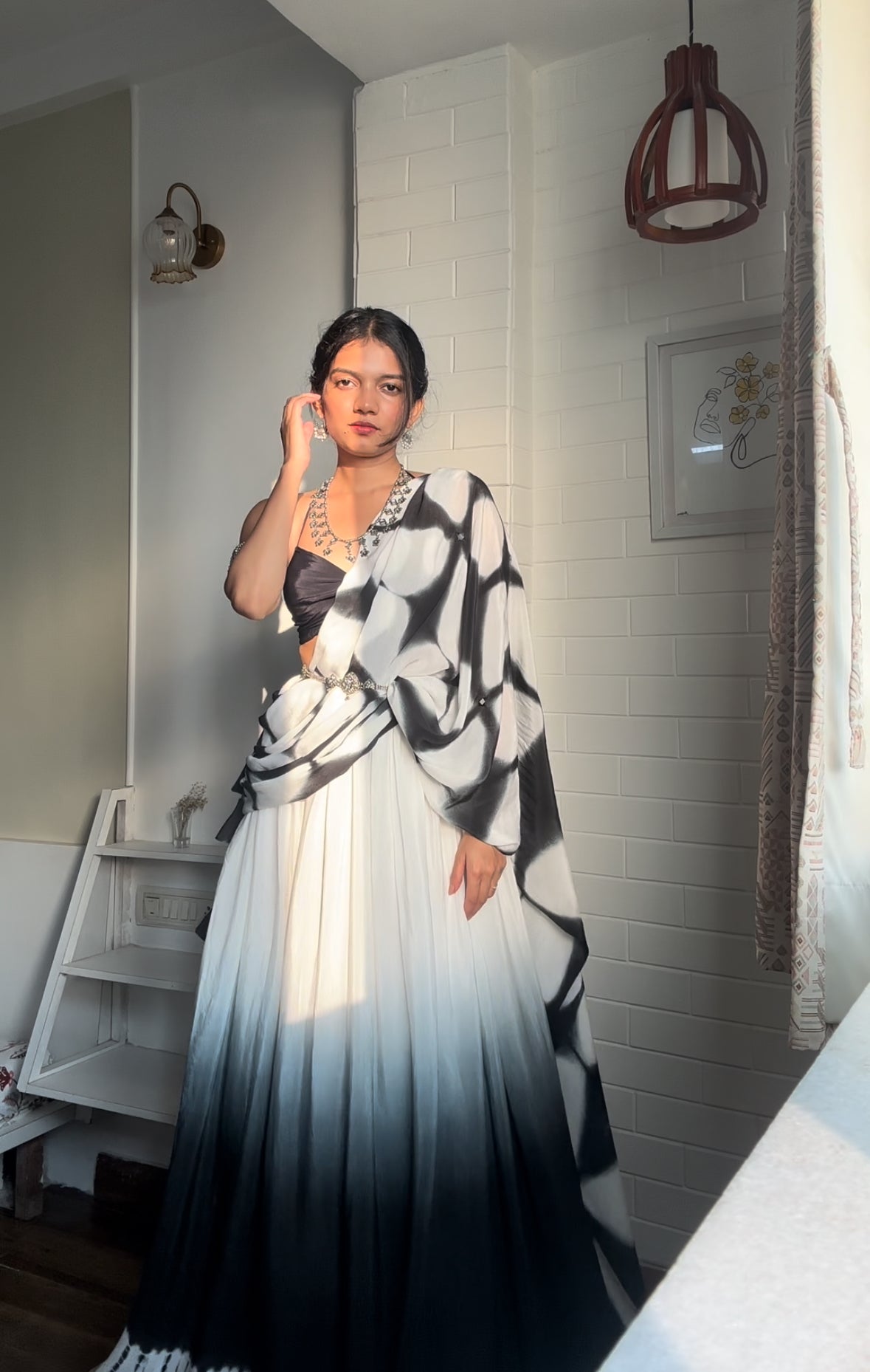 Chandni Mirror Work Dupatta