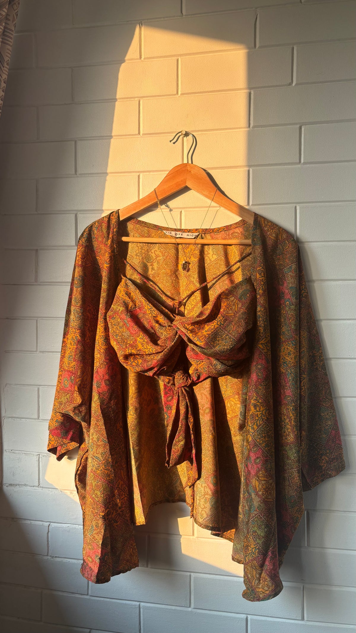 Paisley print shrug set