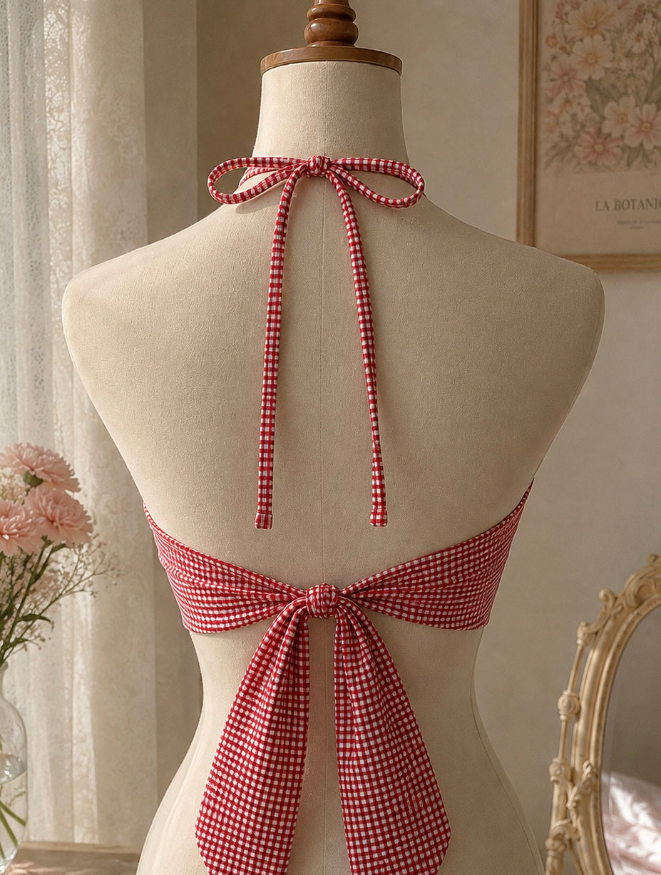 ‘Matilda’ tie-up bralette top