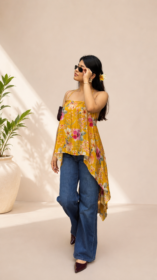 Soliel halter neck top