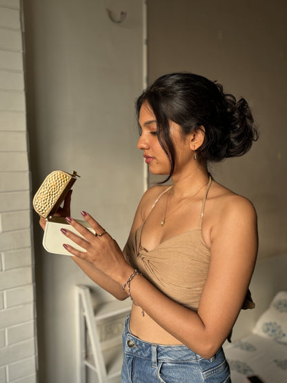 Mocha Bralette Top